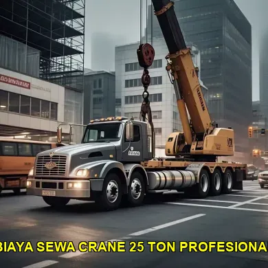 biaya sewa crane 25 ton profesional